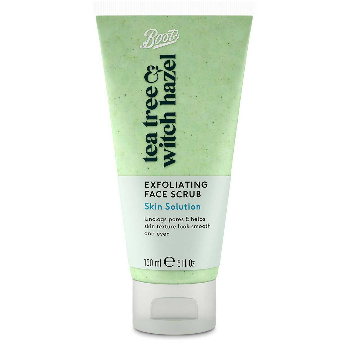 Boots Tea Tree & Witch Hazel Exfoliating Face Scrub 150ml - McGrocer