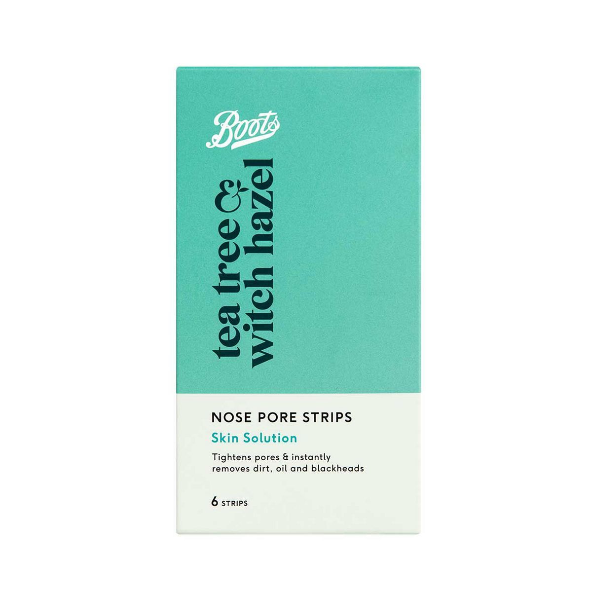 Boots Tea Tree & Witch Hazel Nose Pore Strips 6 Strips - McGrocer