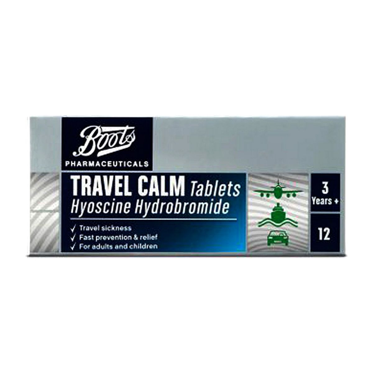 Boots Travel Calm - 12 Tablets - McGrocer