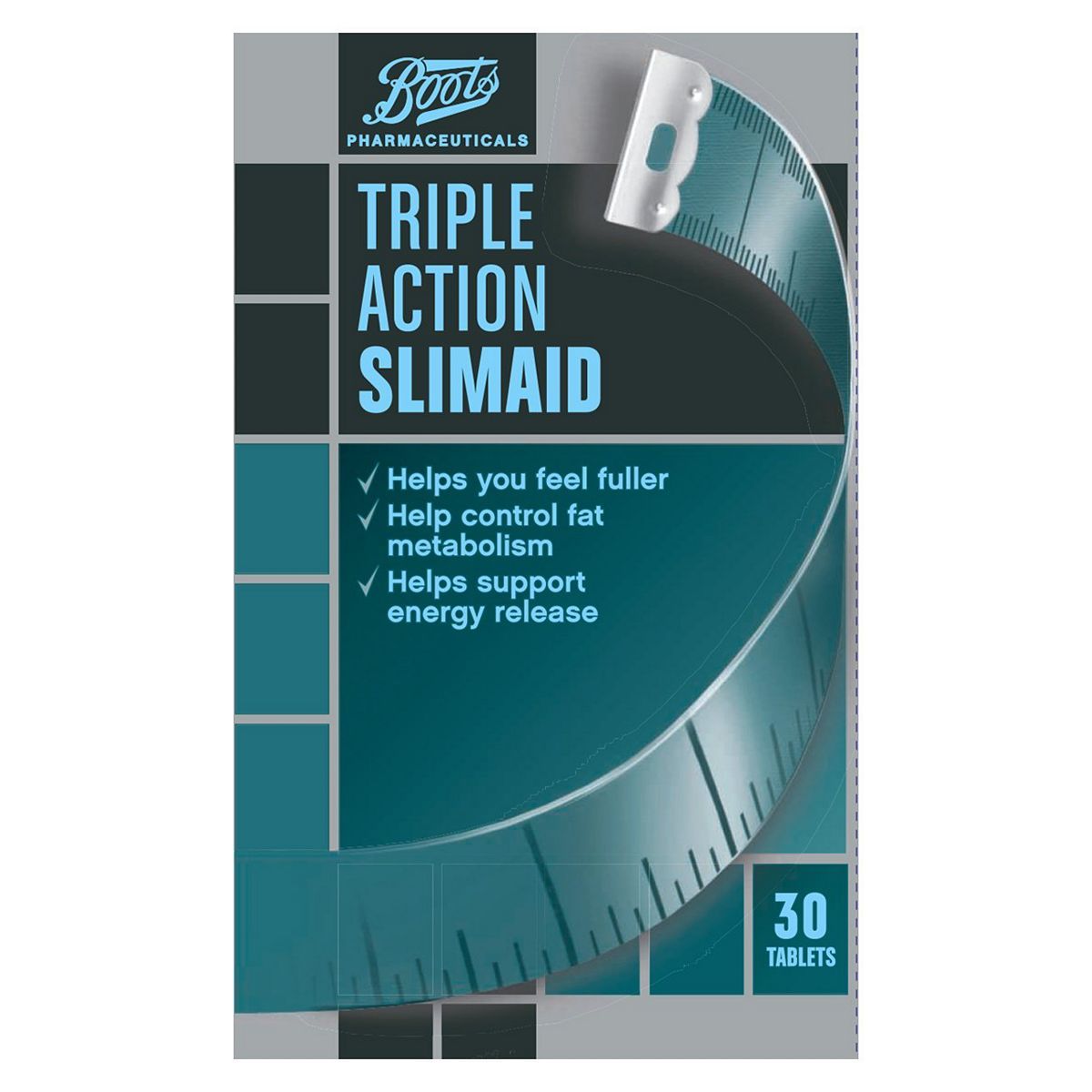 Boots Triple Action SlimAid - 30 Tablets - McGrocer