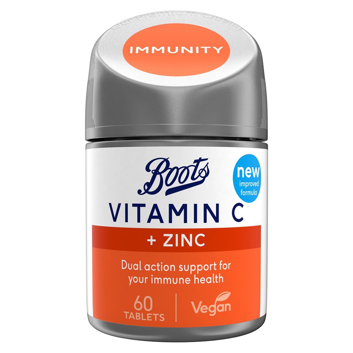 Boots Vitamin C and Zinc 60 Tablets - McGrocer