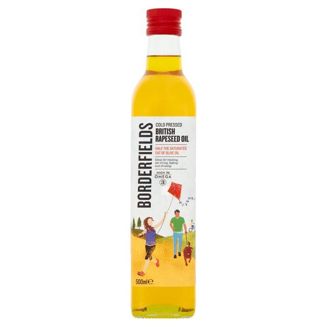 Borderfields Cold Pressed Rapeseed Oil   500ml - McGrocer