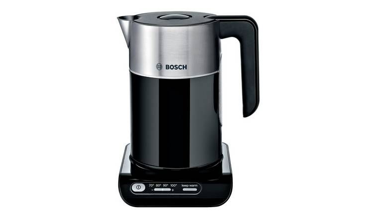 Bosch TWK8633GB Styline Kettle - Black - McGrocer