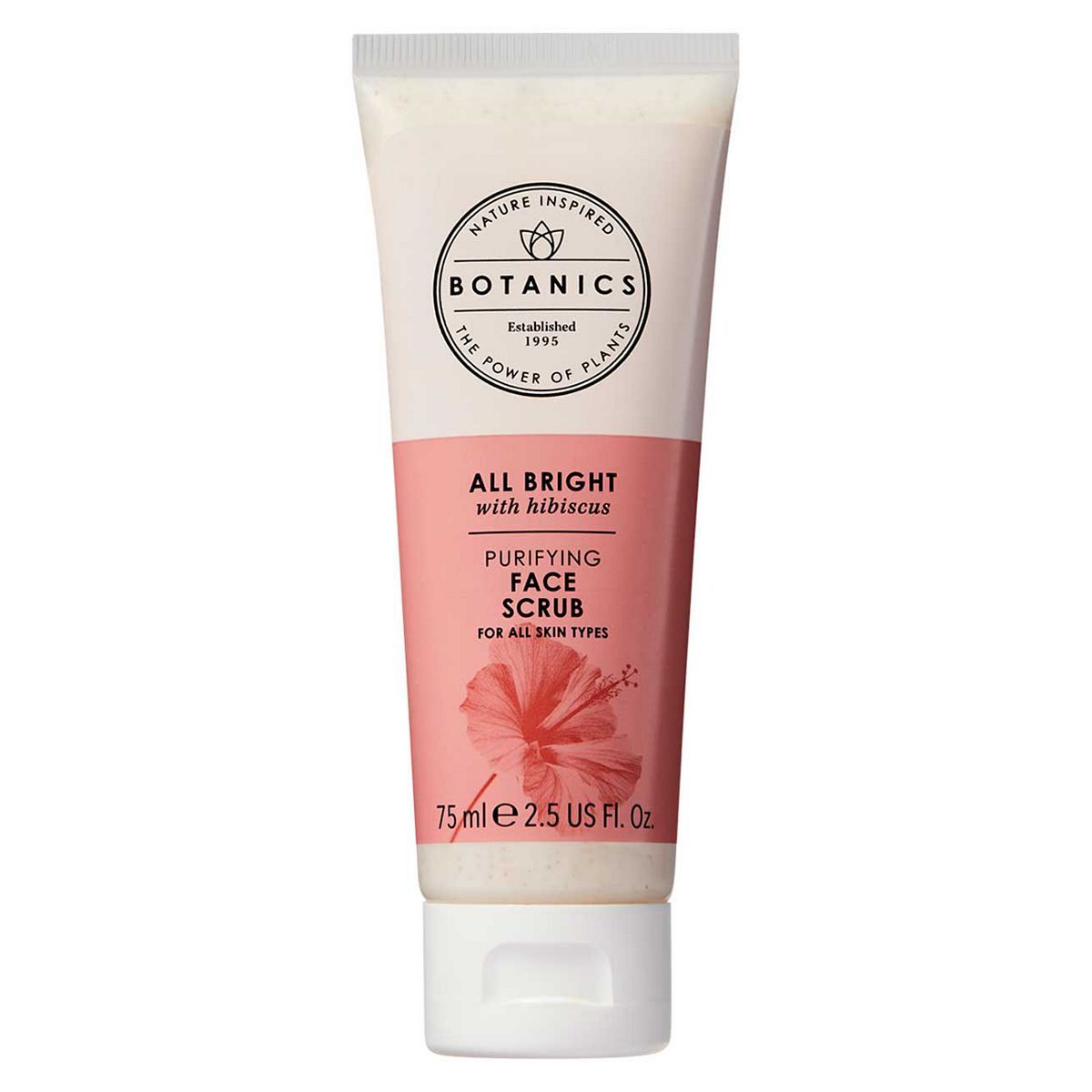 Botanics All Bright Purifying Face Scrub Exfoliator with Natural AHAs 75ml - McGrocer