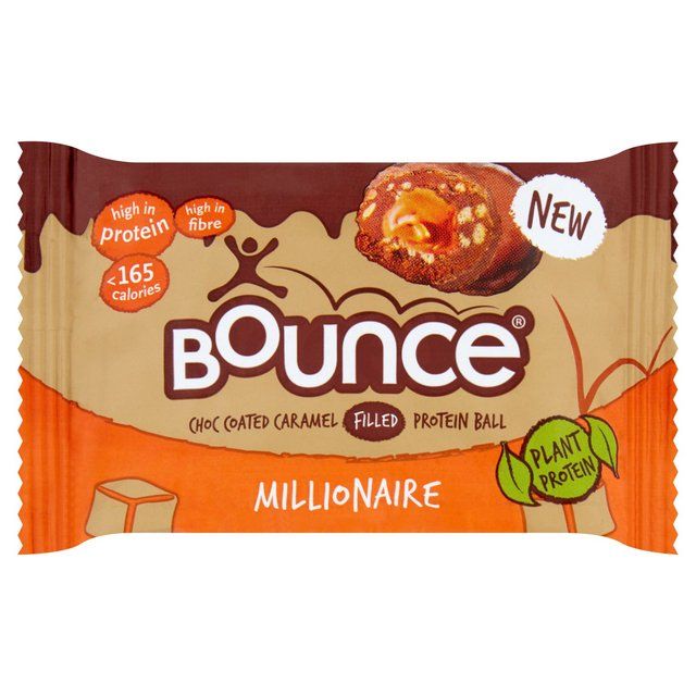 Bounce Dipped Caramel Millionaire Protein Ball   40g - McGrocer