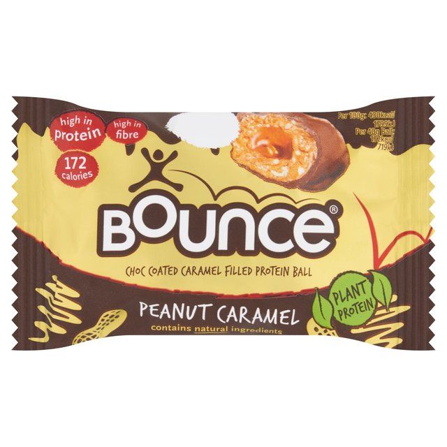 Bounce Dipped Peanut Caramel Protein Ball   40g - McGrocer