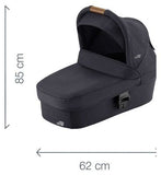 Britax Romer Strider M Hard Carrycot - Black Shadow