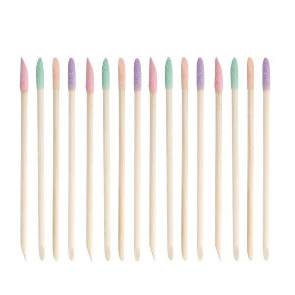 Brushworks Cuticle Crystal Sticks - 16 Pack