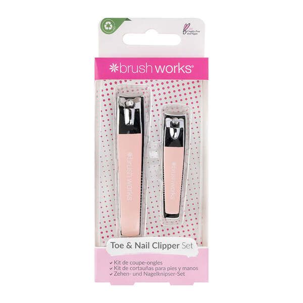 Brushworks Toe &amp;amp; Nail Clipper Set