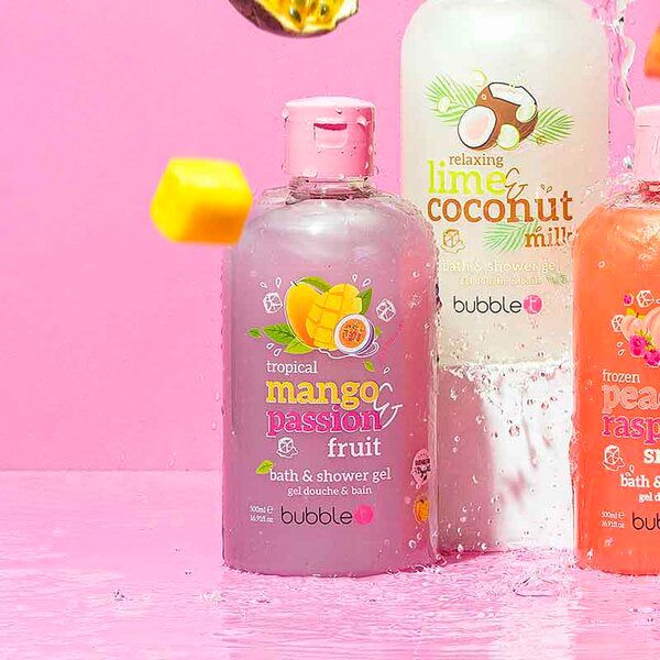 Bubble T Cosmetics Mango &amp;amp; Passionfruit Body Wash 500ml
