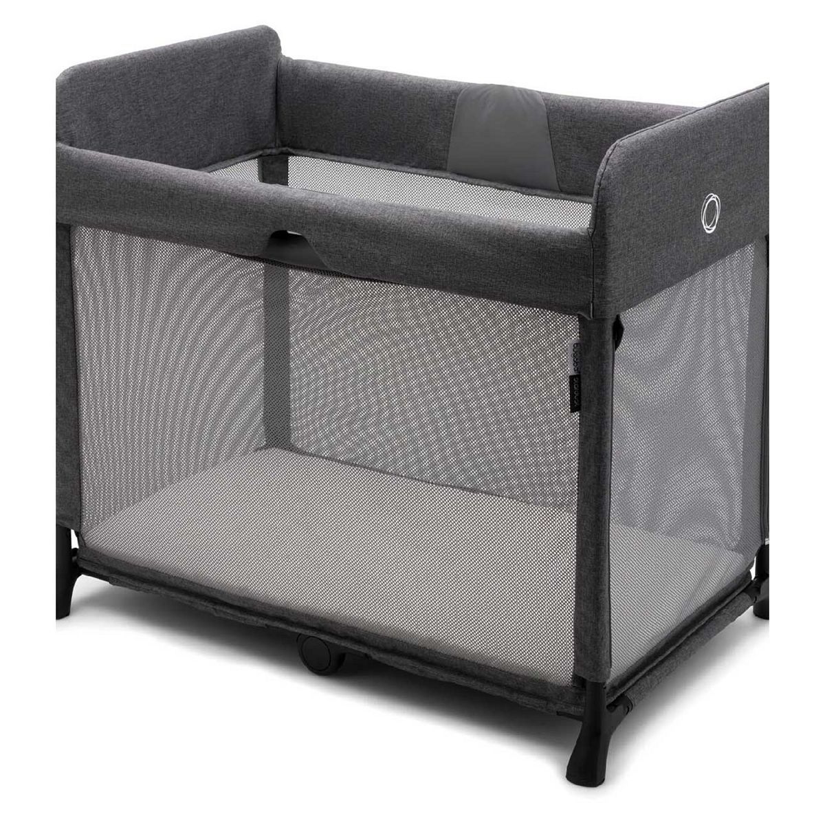 Bugaboo Stardust Travel Cot, Grey Melange Fabrics