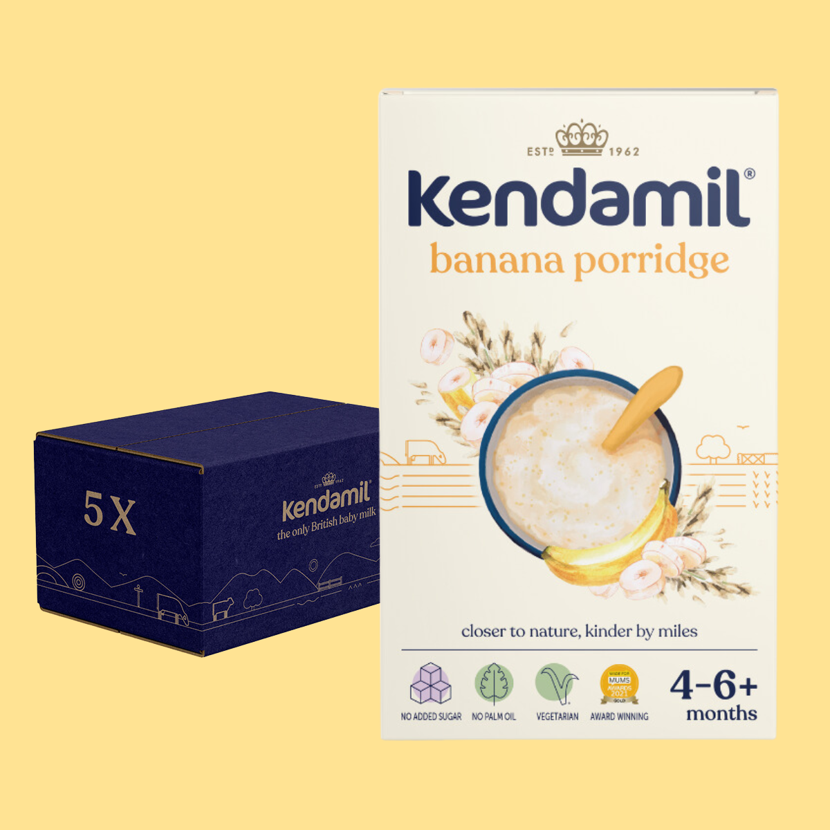 5-Pack Banana Baby Porridge (4+ months) - McGrocer