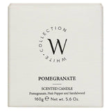 The White Collection Pomegranate Candle 160g GOODS Boots   
