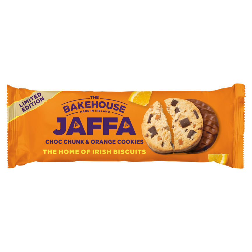 The Bakehouse Limited Edition Jaffa Choc Chunk & Orange Cookies 230g GOODS ASDA   