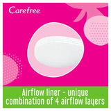Carefree Breathable Pantyliners with Aloe Single Wrapped   20 per pack - McGrocer