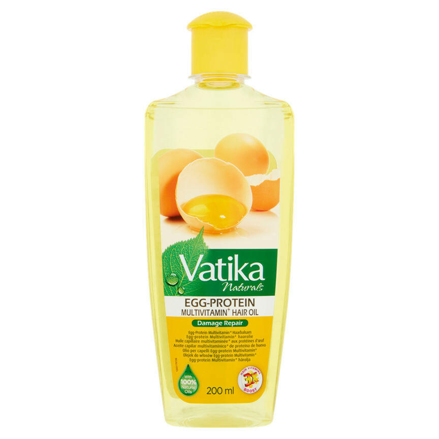 Vatika Naturals Egg Protein Multivitamin+ Damage Repair Oil GOODS ASDA   