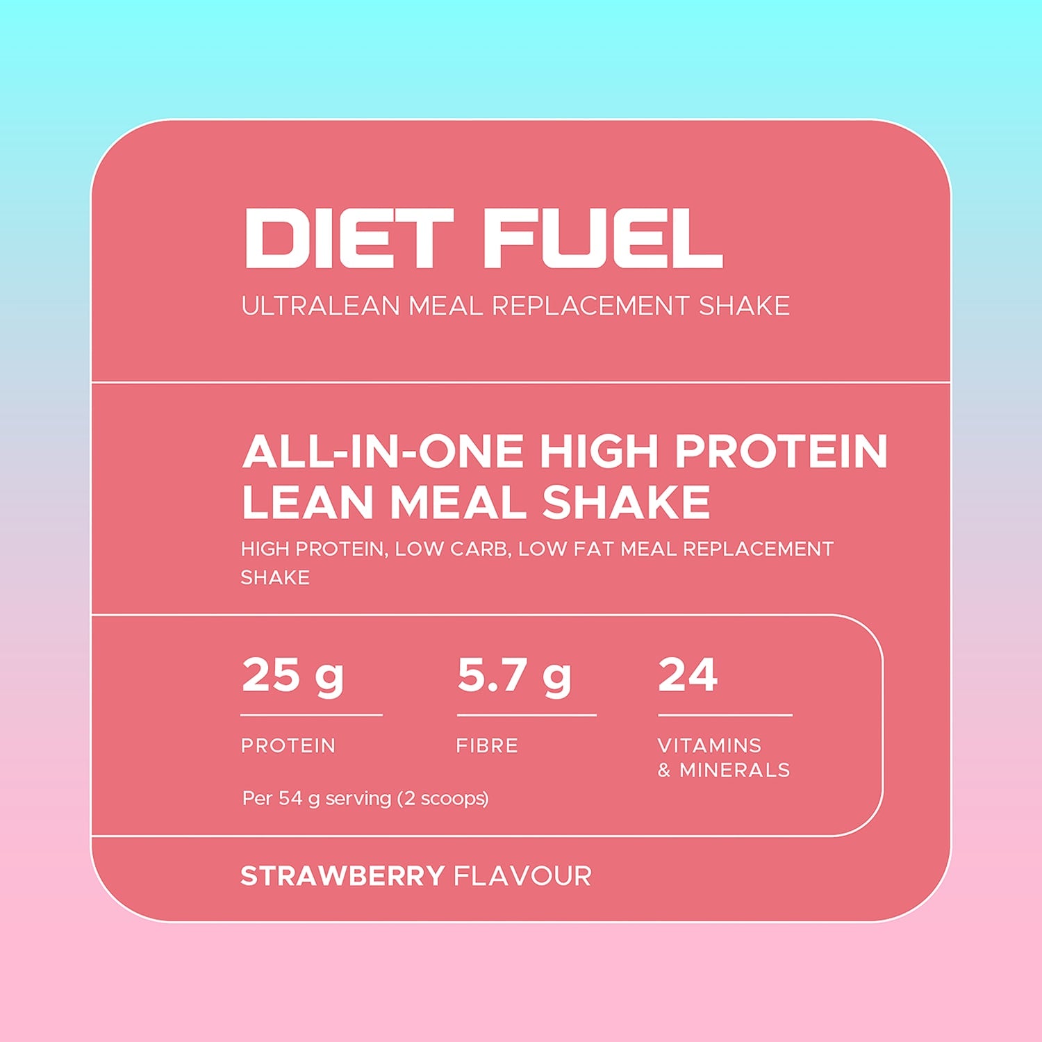 USN Diet Fuel Meal Replacement Shake Vanilla 2kg - 999252