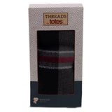 Threads by Totes Woven Check Scarf GOODS Boots   