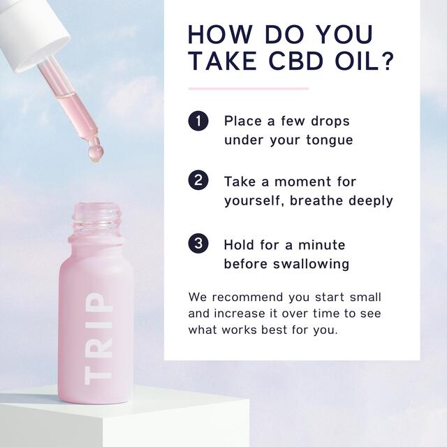 TRIP Orange Blossom 1000mg CBD Oil   15ml - McGrocer