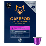 CafePod Intense Roast Nespresso Compatible Aluminium Coffee Pods   18 per pack