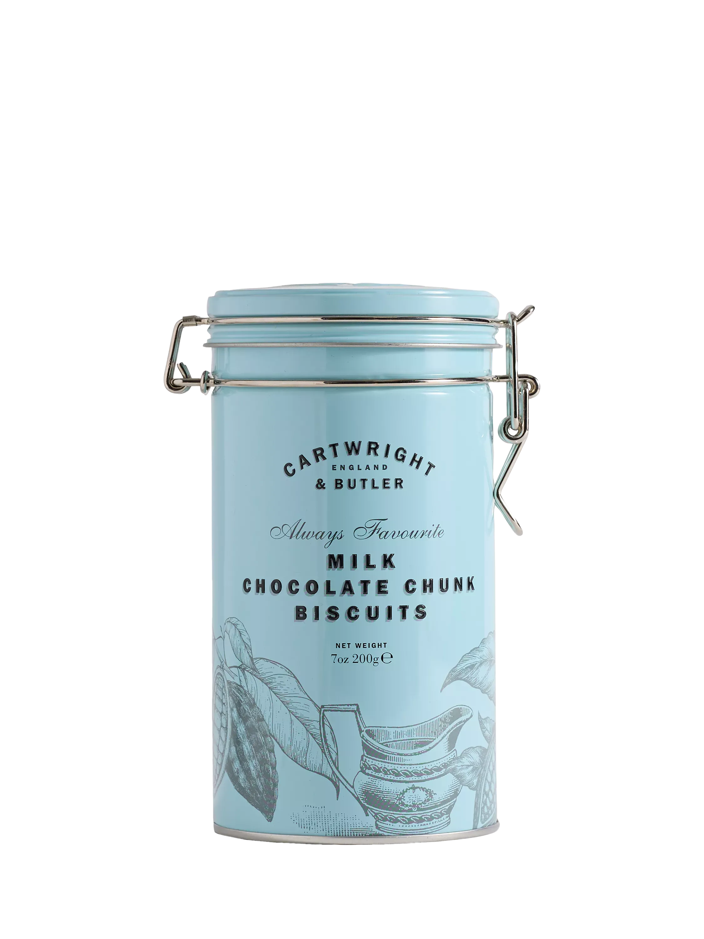 Cartwright &amp;amp; Butler Milk Chocolate Chunk Biscuits in Tin, 200g