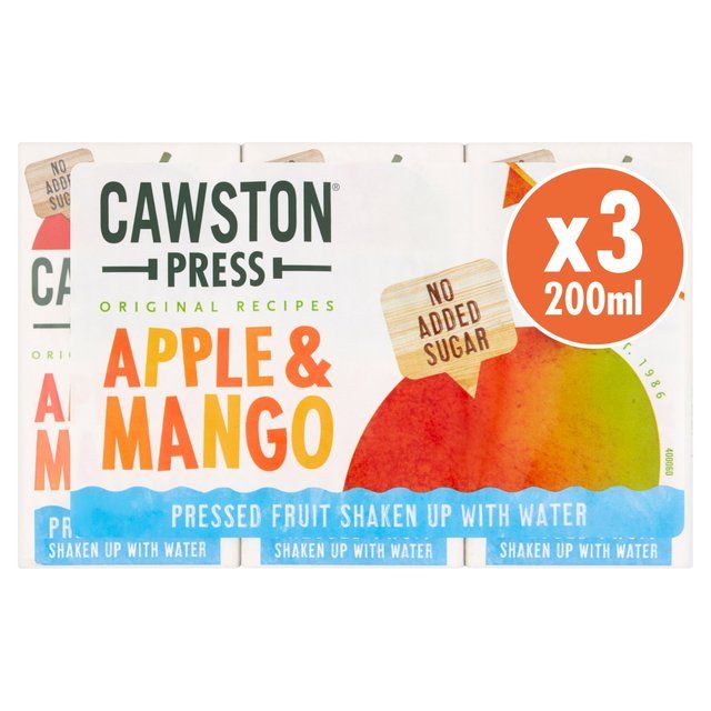 Cawston Press Kids Blend Apple &amp;amp; Mango Juice   3 x 200ml