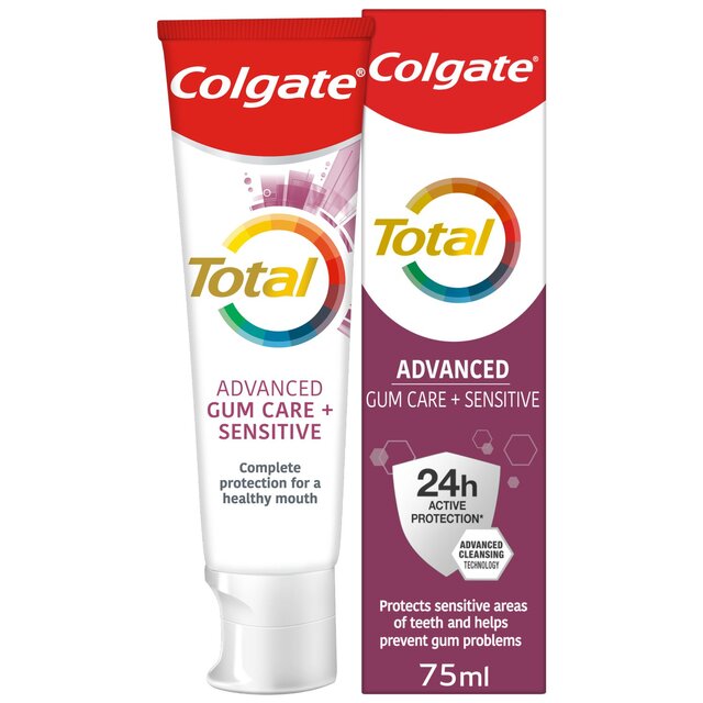Colgate Total Advanced Gum Care & Sensitive Toothpaste   75ml - McGrocer