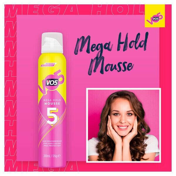VO5 Mega Hold Hair Mousse 200ml GOODS Boots   