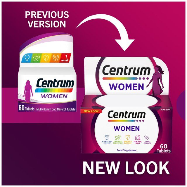 Centrum Women Multivitamins and Minerals Tablets   60 per pack