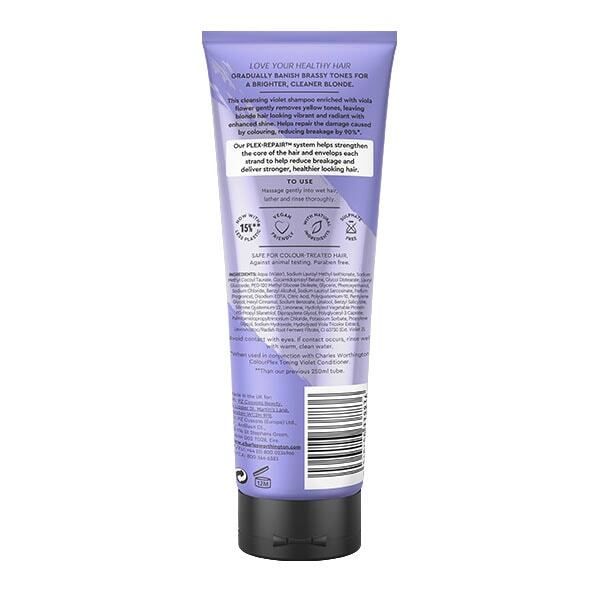 Charles Worthington ColourPlex Toning Violet Purple Shampoo 250ml