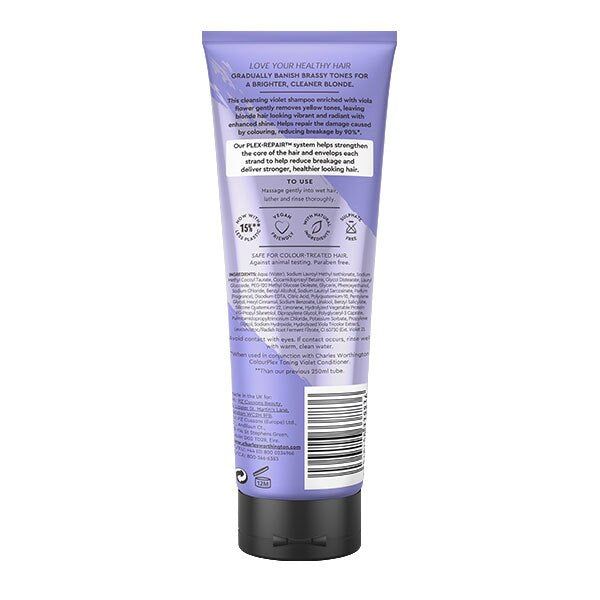 Charles Worthington ColourPlex Toning Violet Purple Shampoo 250ml