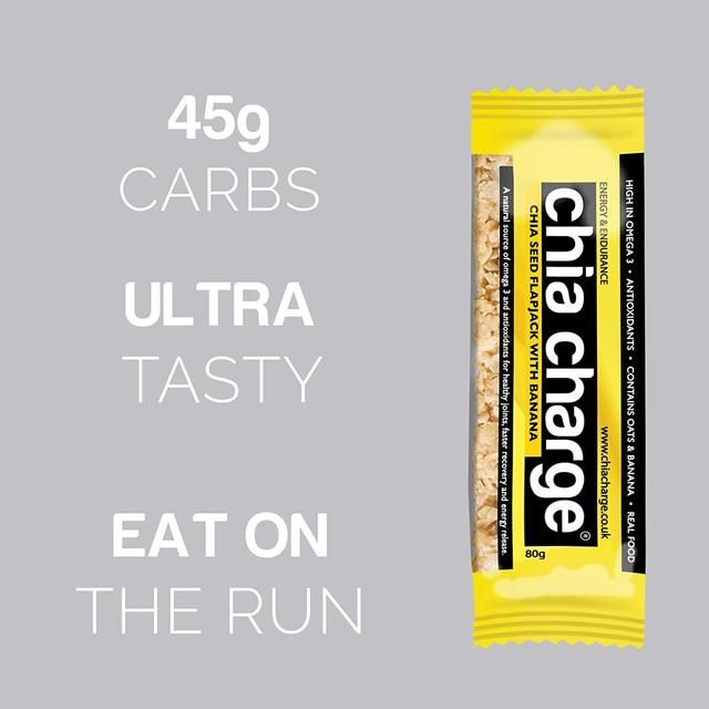 Chia Charge Banana Chia Seed Flapjack   80g
