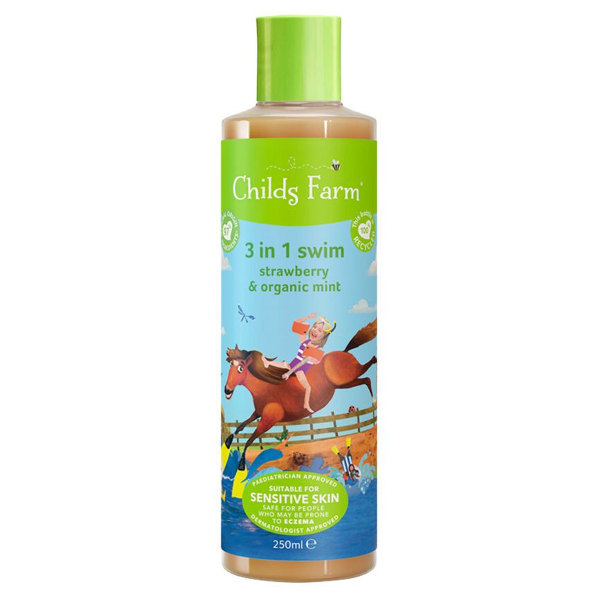 Childs Farm 3 in 1 Swim &amp;amp; Bath Strawberry &amp;amp; Organic Mint