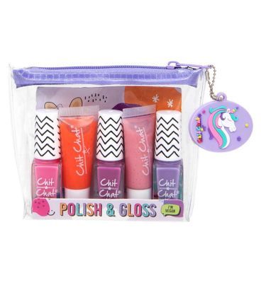 Chit Chat Polish &amp;amp; Gloss Cosmetic Gift Set