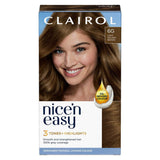 Clairol Nice'n Easy Cr&amp;egrave;me Oil Infused Permanent Hair Dye 6G Light Golden Brown 177ml
