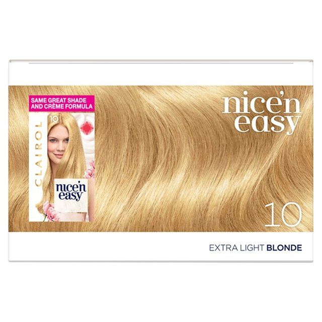 Clairol Nice'n Easy Hair Dye 10 Extra Light Blonde