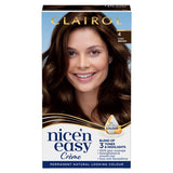 Clairol Nice&amp;rsquo;n Easy Permanent Hair Dye 4 Dark Brown