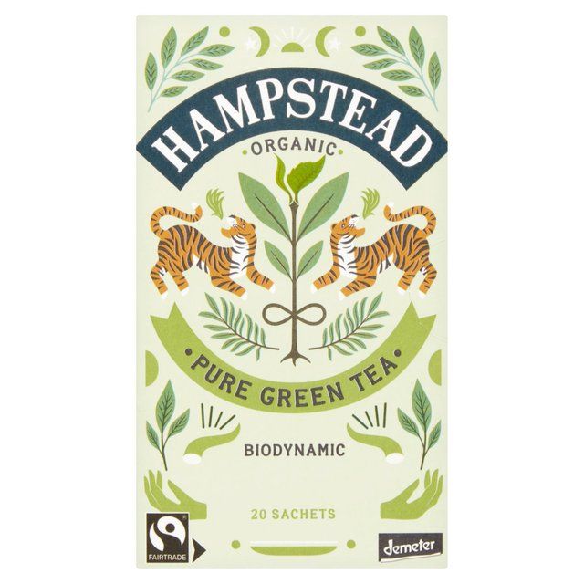 Clean Green Organic Biodynamic Fairtrade Hampstead Tea    20 per pack