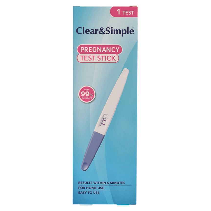 Clear &amp;amp; Simple Pregnancy Test Stick