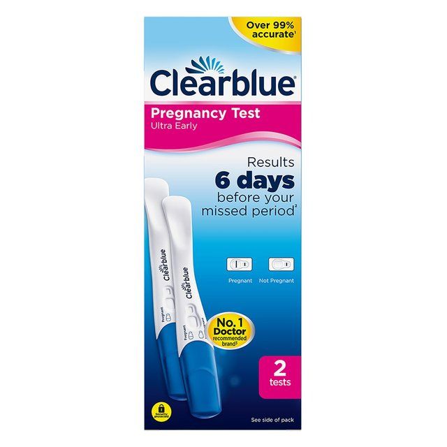 Clearblue Visual Early Detection Pregnancy Test   2 per pack