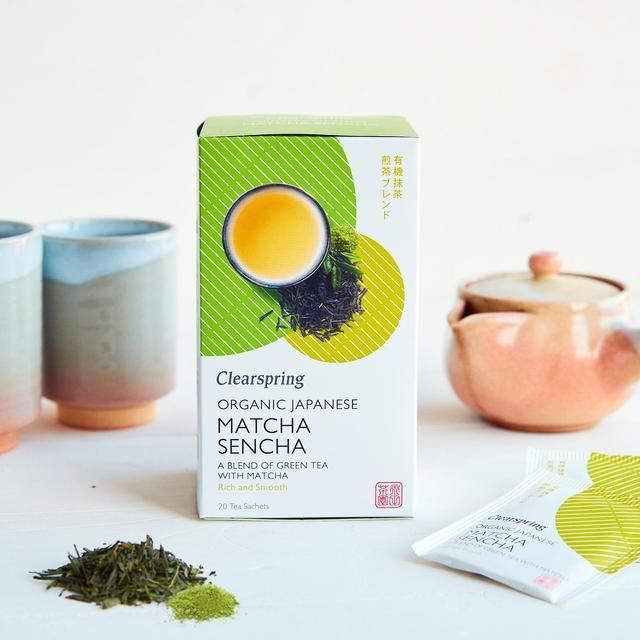 Clearspring Organic Matcha Green Tea Bags   20 per pack