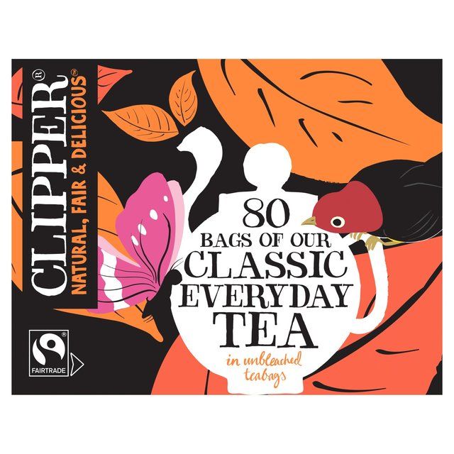 Clipper Fairtrade Everyday Tea Bags   80 per pack