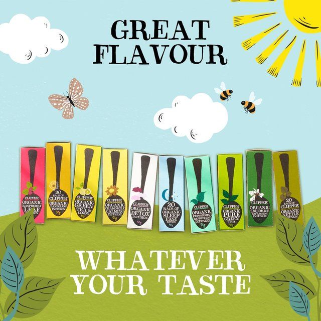 Clipper Organic &amp;amp; Fairtrade Decaffeinated Green Tea   40 per pack