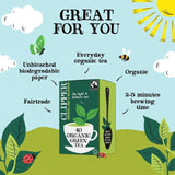 Clipper Organic &amp;amp; Fairtrade Green Tea   40 per pack