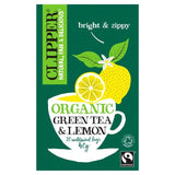 Clipper Organic Fairtrade Green Tea Bags with Lemon   20 per pack