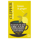 Clipper Organic Lemon &amp;amp; Ginger Infusion   20 per pack