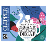 Clipper Organic Naturally Decaffeinated Tea Bags   80 per pack