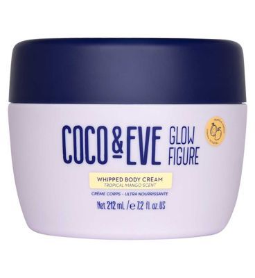 Coco &amp;amp; Eve Glow Figure Whipped Body Cream Tropical Mango Scent 212ml