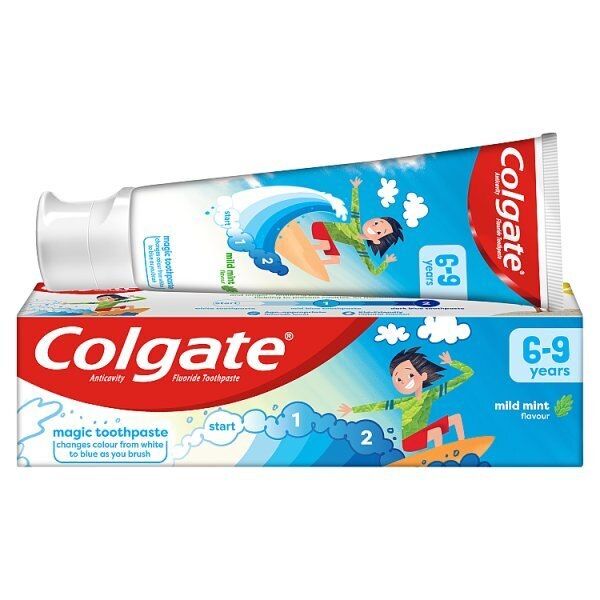 Colgate Mild Mint Flavour Kids Toothpaste 6-9 Years 75ml