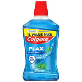Colgate Plax Cool Mint Mouthwash Alcohol Free 1000ml   1L